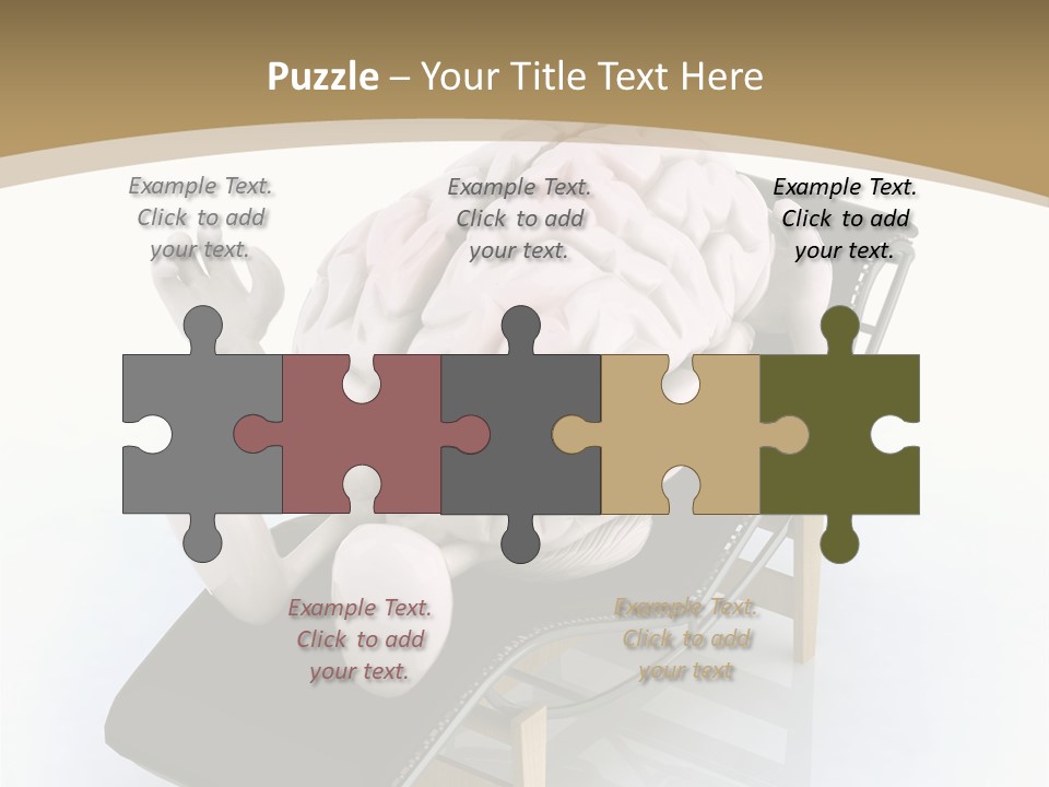 Chair Enjoy Meditation PowerPoint Template