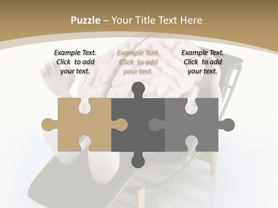 Chair Enjoy Meditation PowerPoint Template