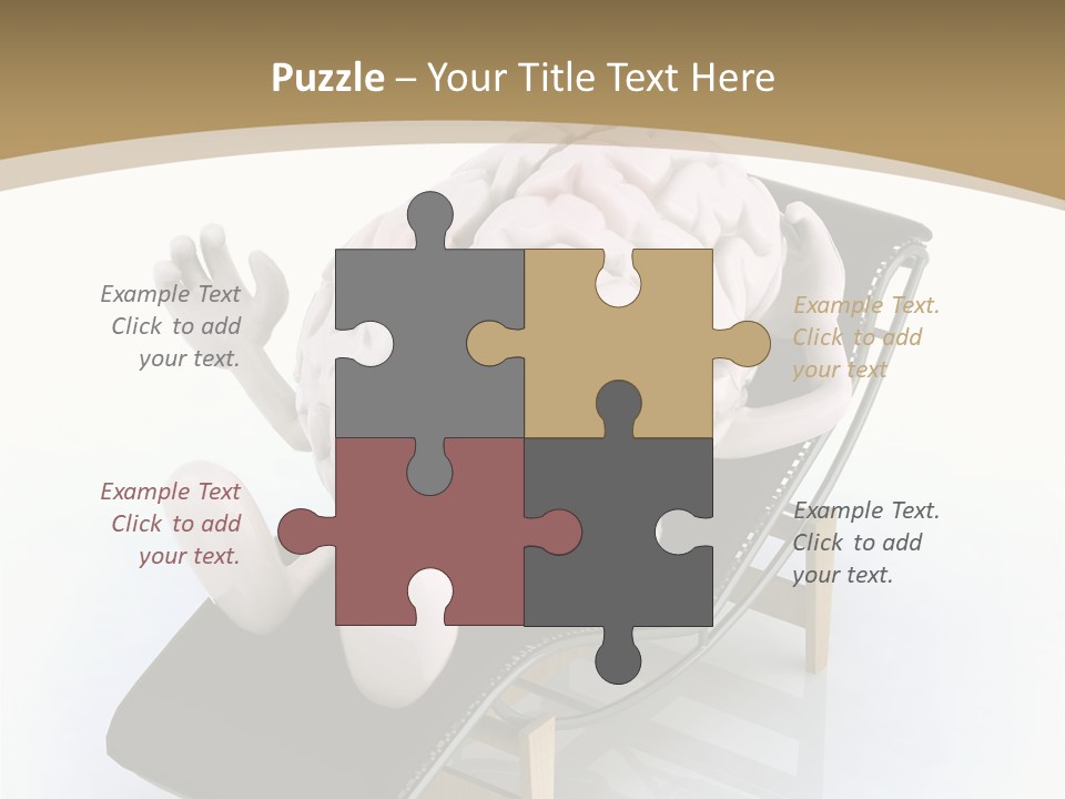 Chair Enjoy Meditation PowerPoint Template