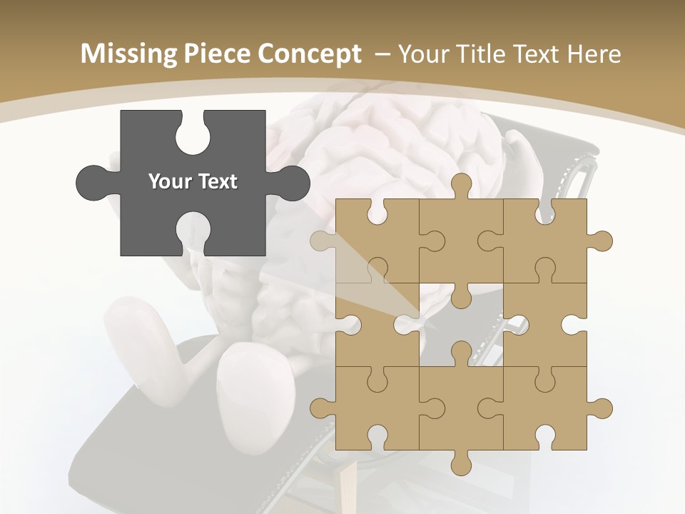 Chair Enjoy Meditation PowerPoint Template