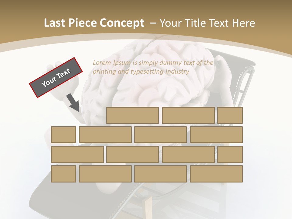 Chair Enjoy Meditation PowerPoint Template