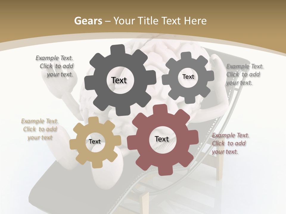 Chair Enjoy Meditation PowerPoint Template