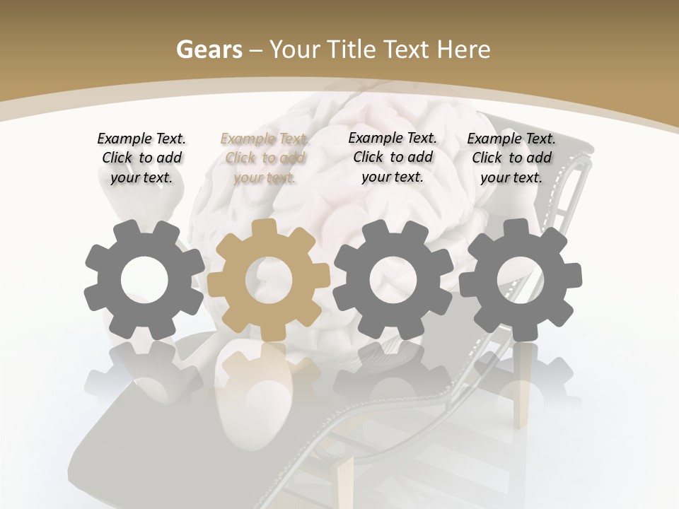 Chair Enjoy Meditation PowerPoint Template