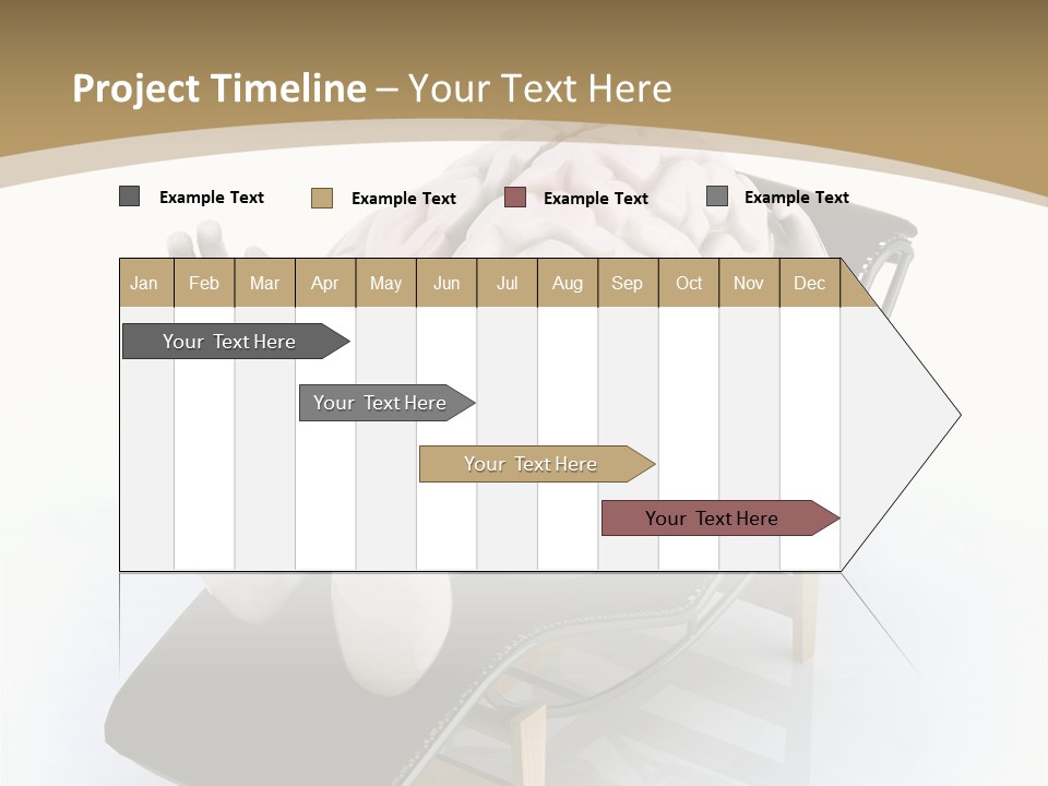 Chair Enjoy Meditation PowerPoint Template