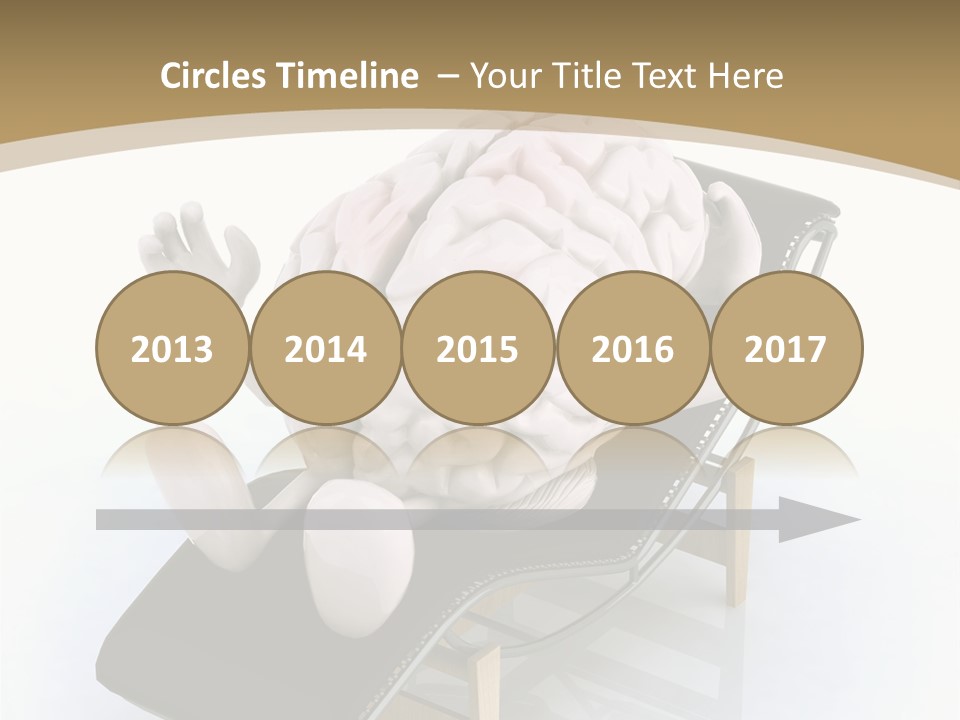 Chair Enjoy Meditation PowerPoint Template