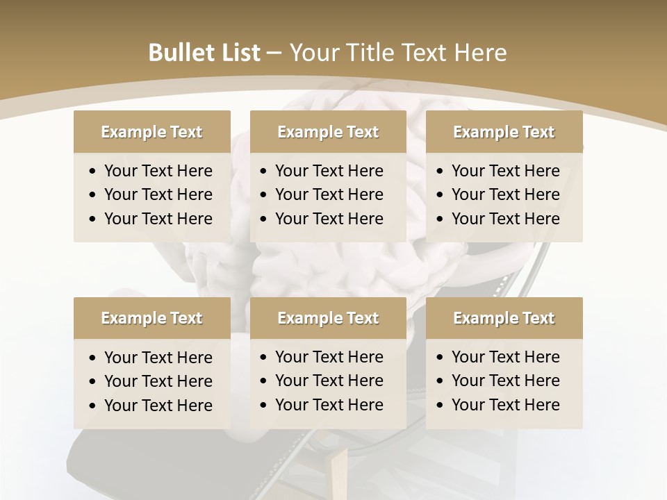 Chair Enjoy Meditation PowerPoint Template