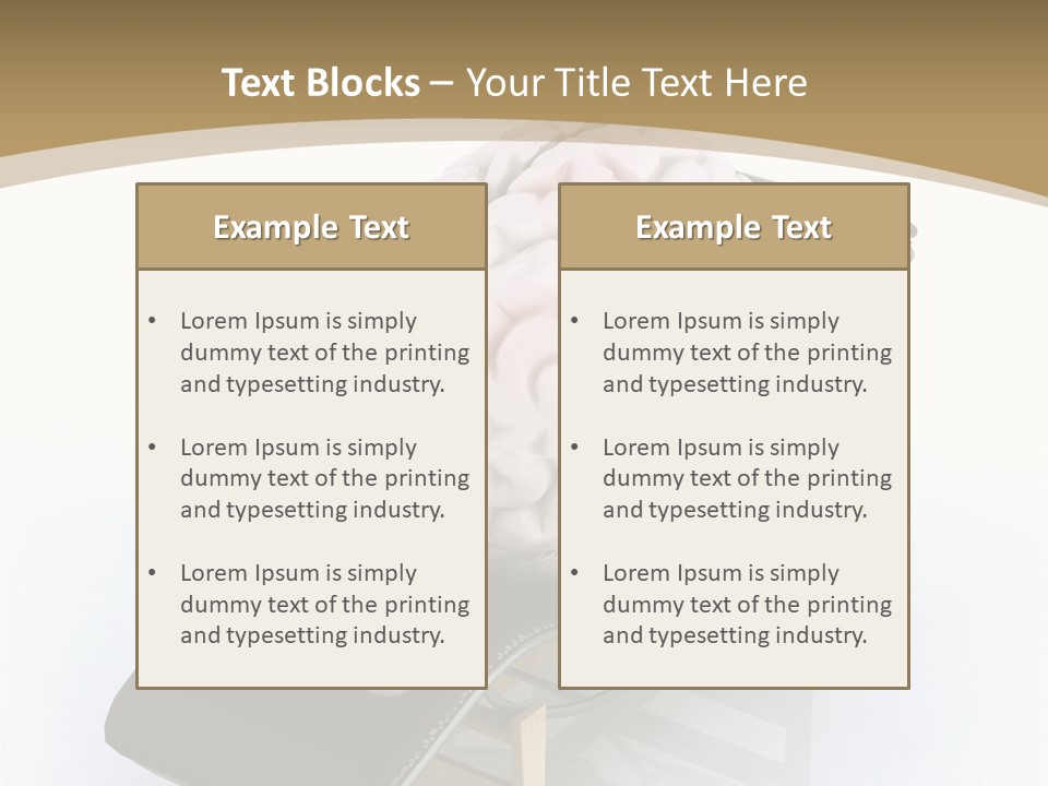 Chair Enjoy Meditation PowerPoint Template