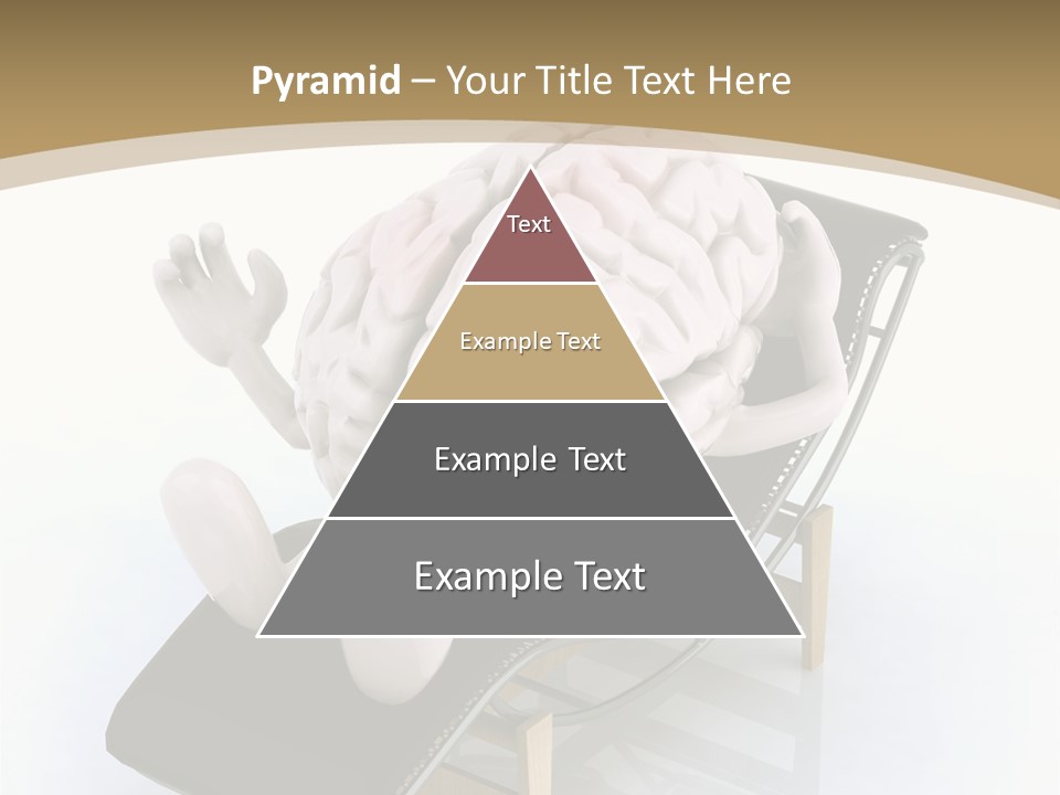 Chair Enjoy Meditation PowerPoint Template