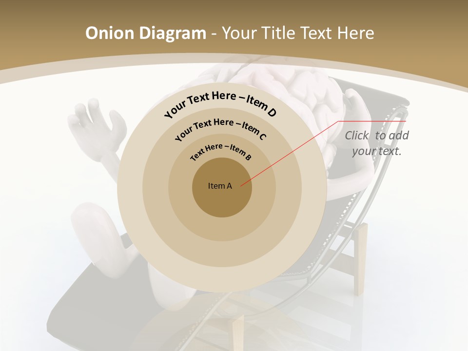 Chair Enjoy Meditation PowerPoint Template
