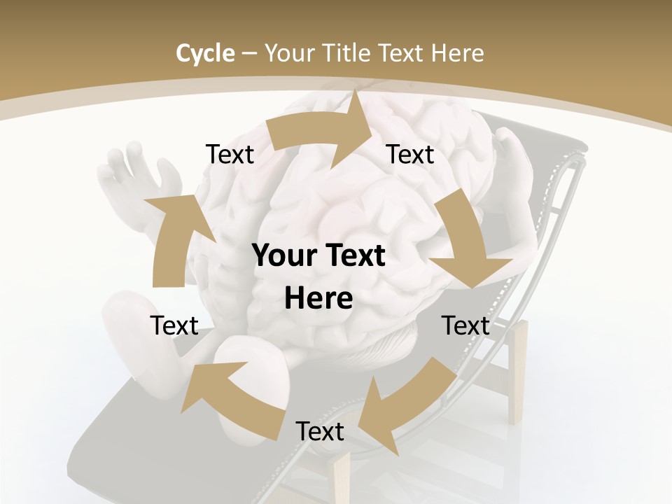 Chair Enjoy Meditation PowerPoint Template