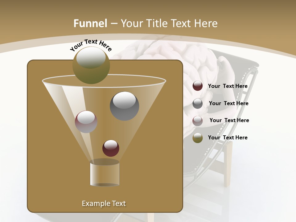 Chair Enjoy Meditation PowerPoint Template