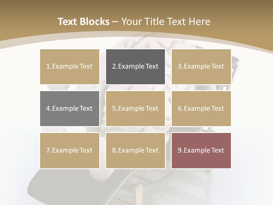 Chair Enjoy Meditation PowerPoint Template