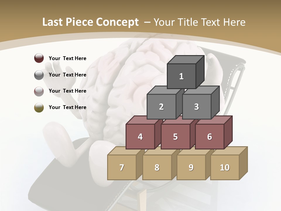 Chair Enjoy Meditation PowerPoint Template