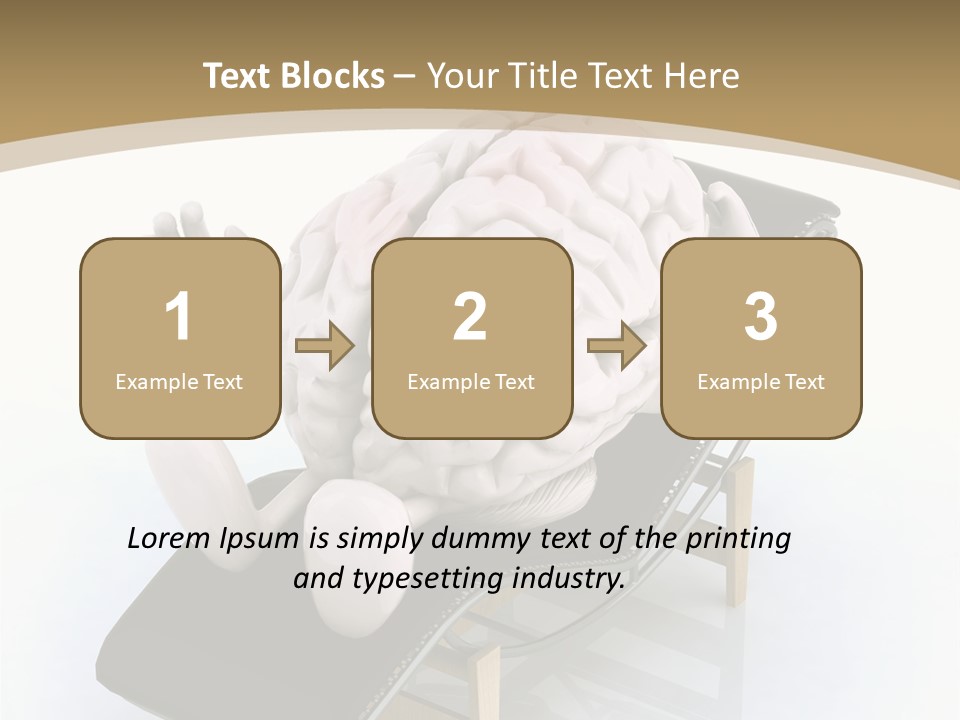 Chair Enjoy Meditation PowerPoint Template