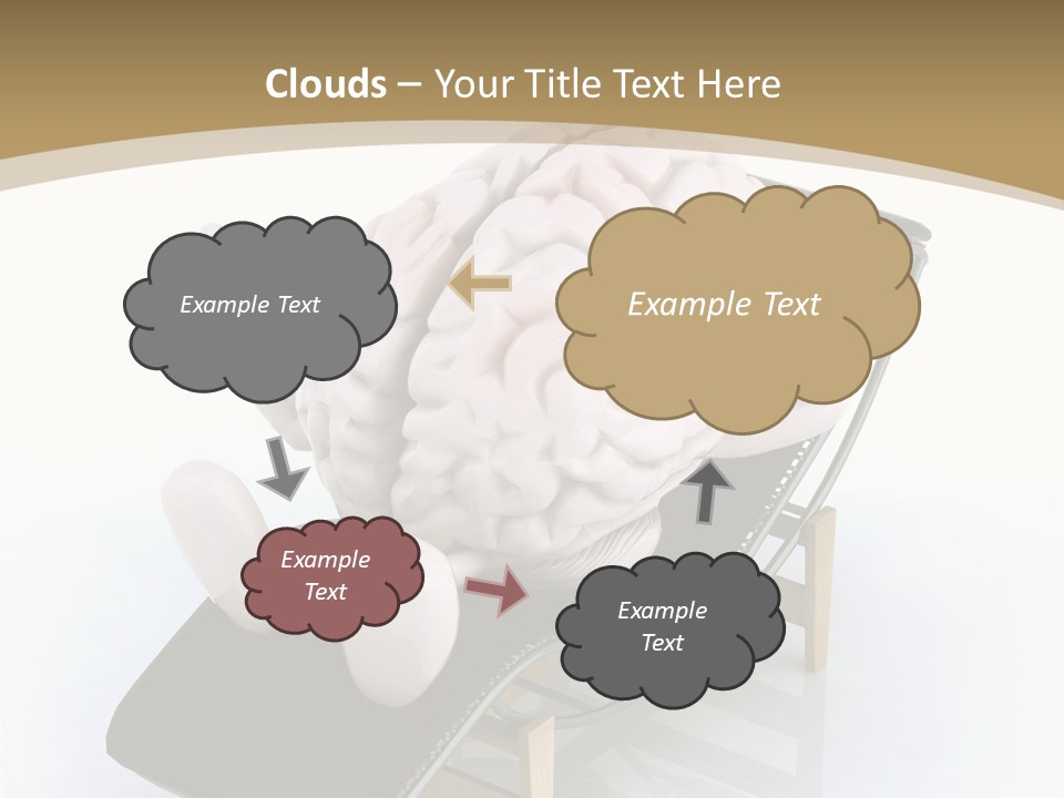 Chair Enjoy Meditation PowerPoint Template