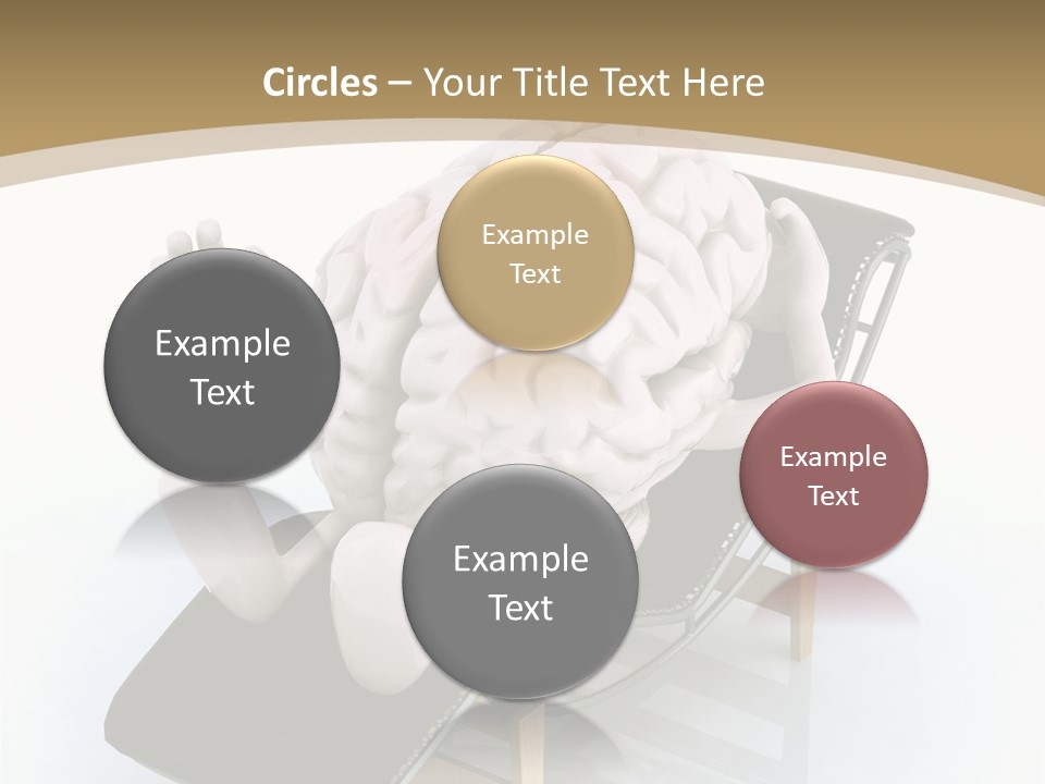 Chair Enjoy Meditation PowerPoint Template