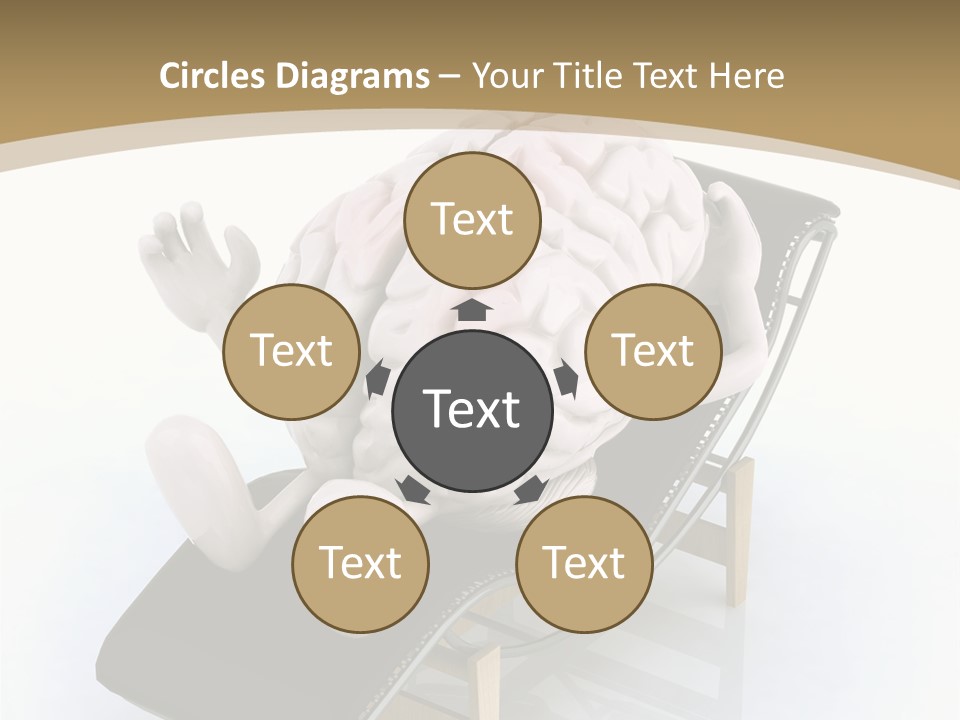 Chair Enjoy Meditation PowerPoint Template