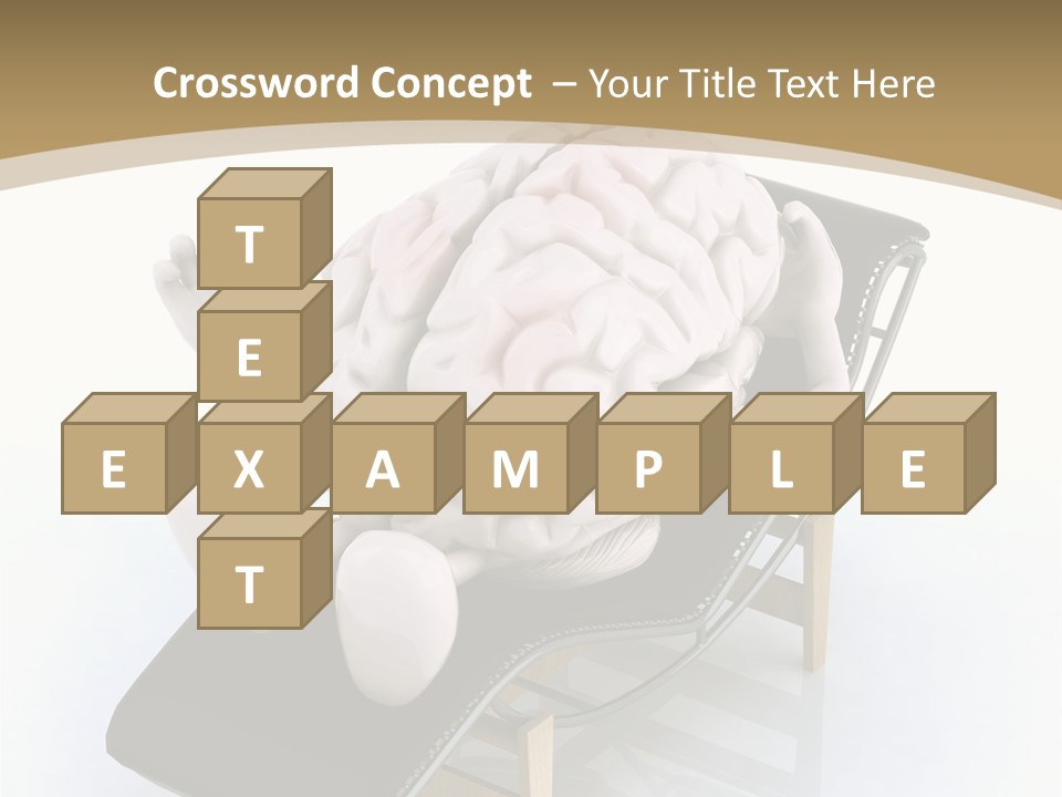 Chair Enjoy Meditation PowerPoint Template