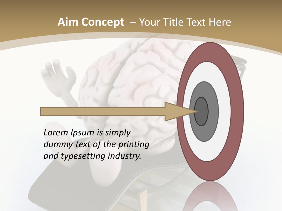 Chair Enjoy Meditation PowerPoint Template