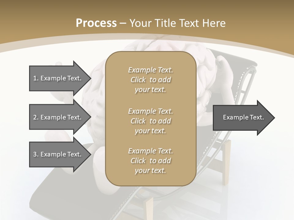 Chair Enjoy Meditation PowerPoint Template