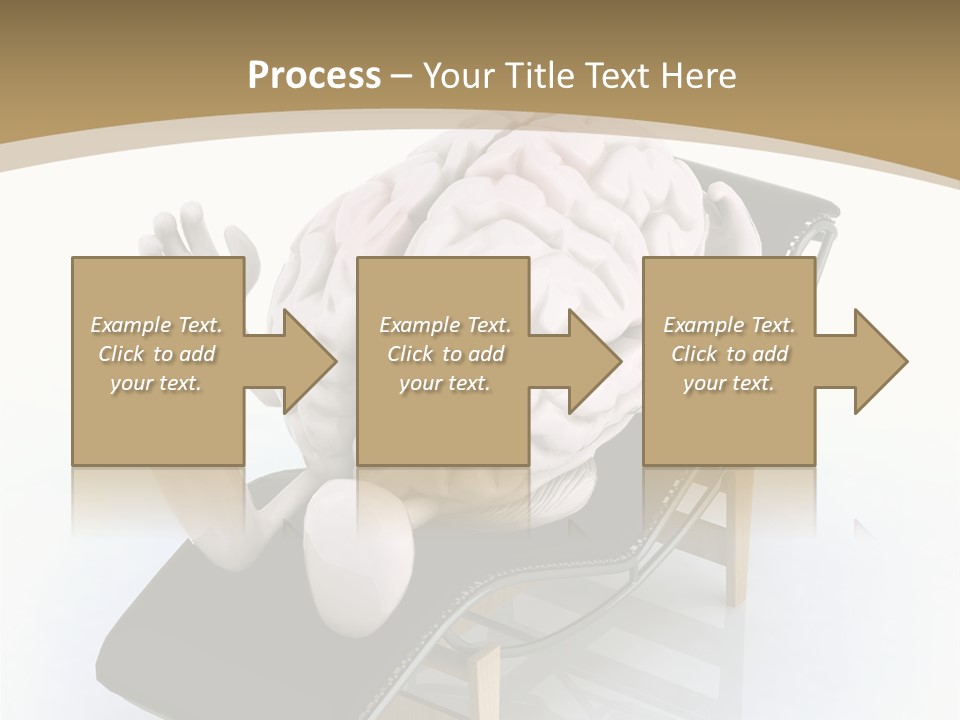 Chair Enjoy Meditation PowerPoint Template