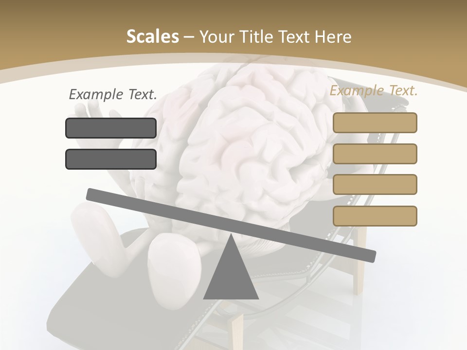 Chair Enjoy Meditation PowerPoint Template