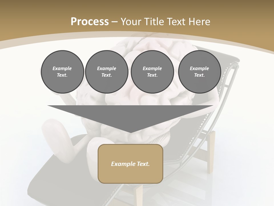 Chair Enjoy Meditation PowerPoint Template