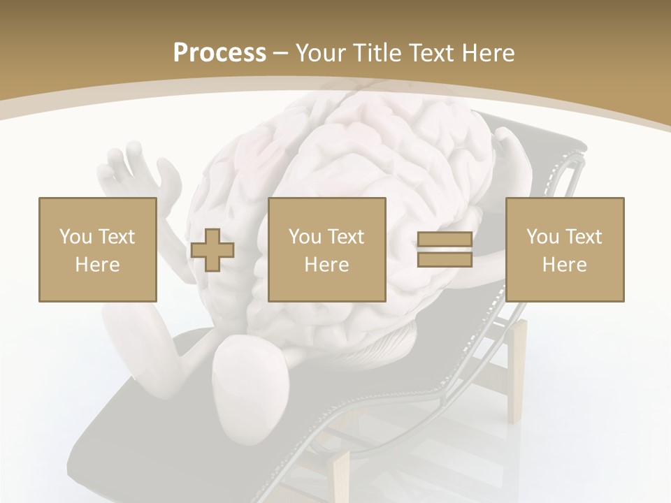 Chair Enjoy Meditation PowerPoint Template