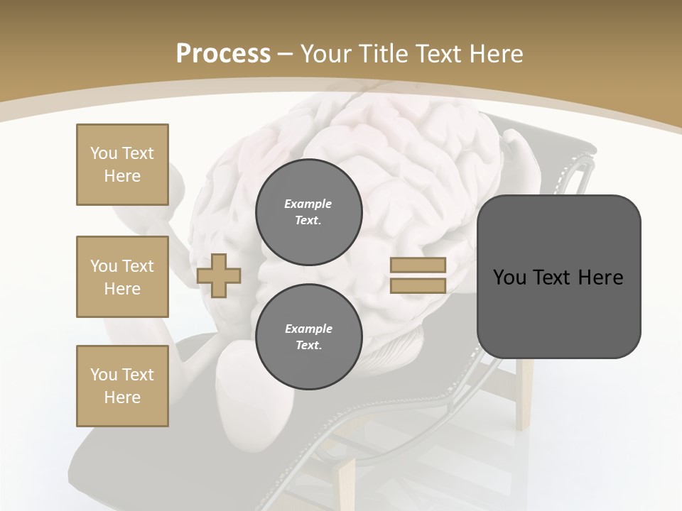 Chair Enjoy Meditation PowerPoint Template
