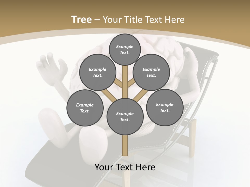 Chair Enjoy Meditation PowerPoint Template