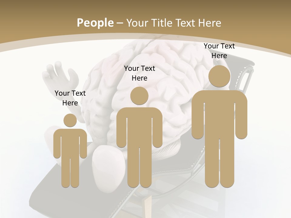 Chair Enjoy Meditation PowerPoint Template