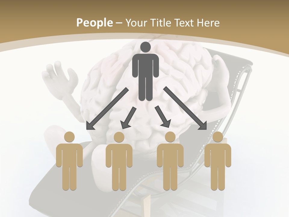 Chair Enjoy Meditation PowerPoint Template