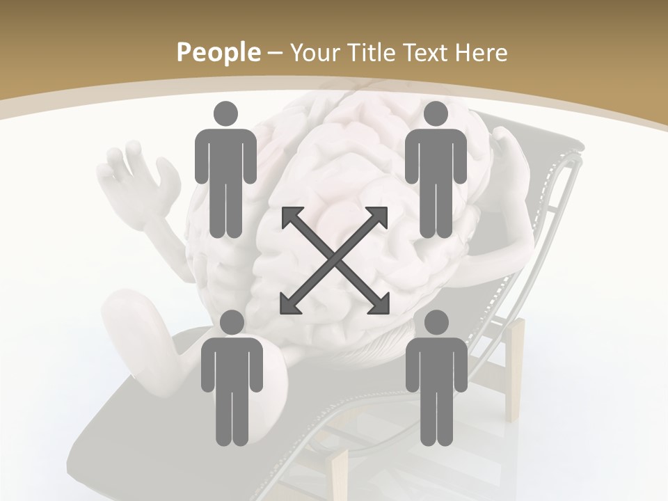 Chair Enjoy Meditation PowerPoint Template