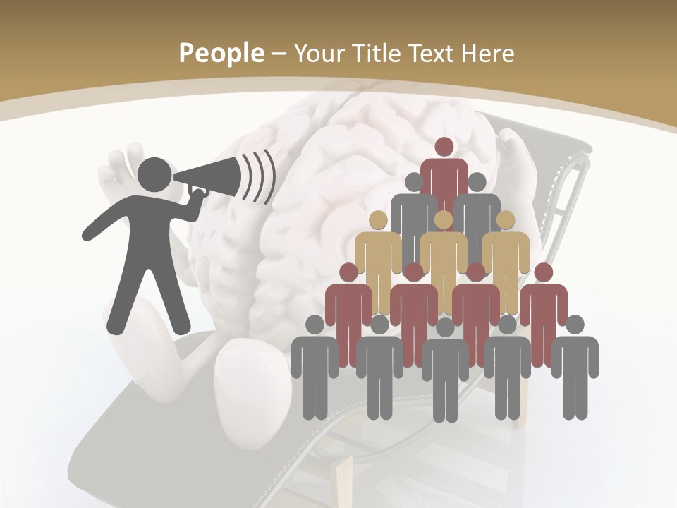 Chair Enjoy Meditation PowerPoint Template