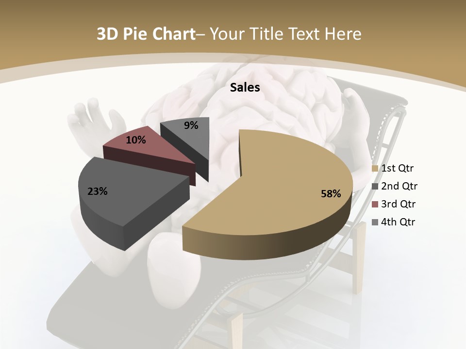 Chair Enjoy Meditation PowerPoint Template