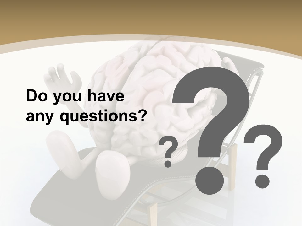 Chair Enjoy Meditation PowerPoint Template