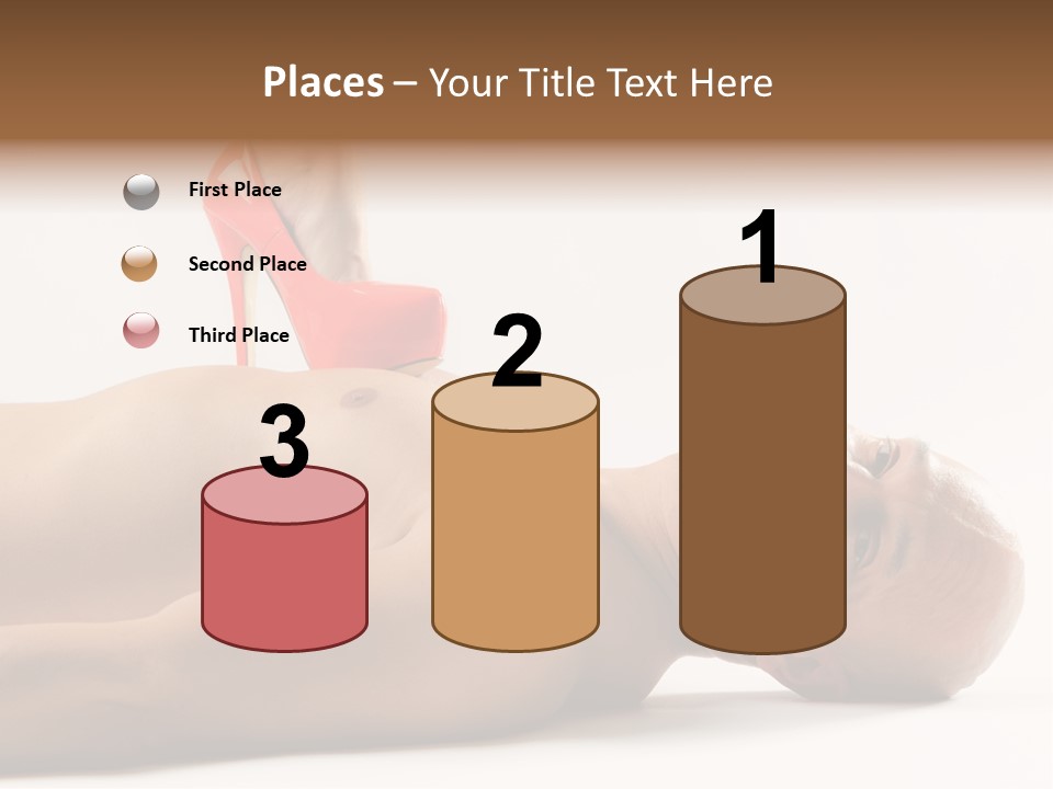 Glossy Girl Female PowerPoint Template