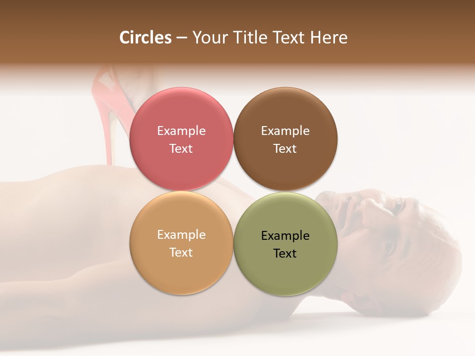 Glossy Girl Female PowerPoint Template