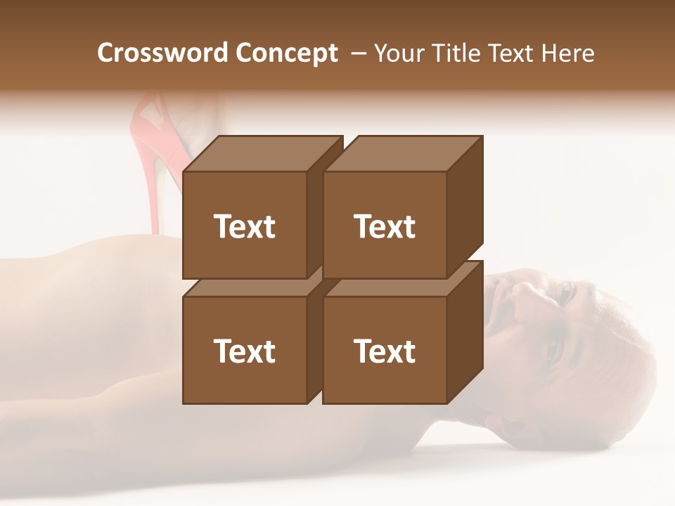 Glossy Girl Female PowerPoint Template