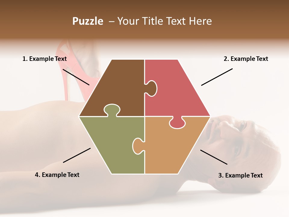 Glossy Girl Female PowerPoint Template