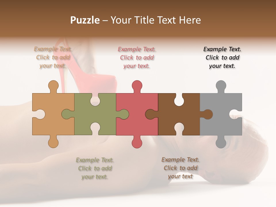 Glossy Girl Female PowerPoint Template