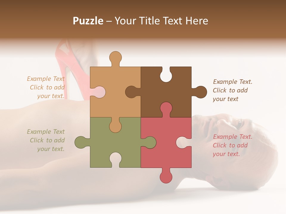 Glossy Girl Female PowerPoint Template