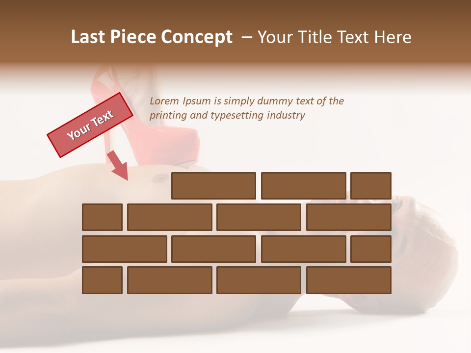 Glossy Girl Female PowerPoint Template