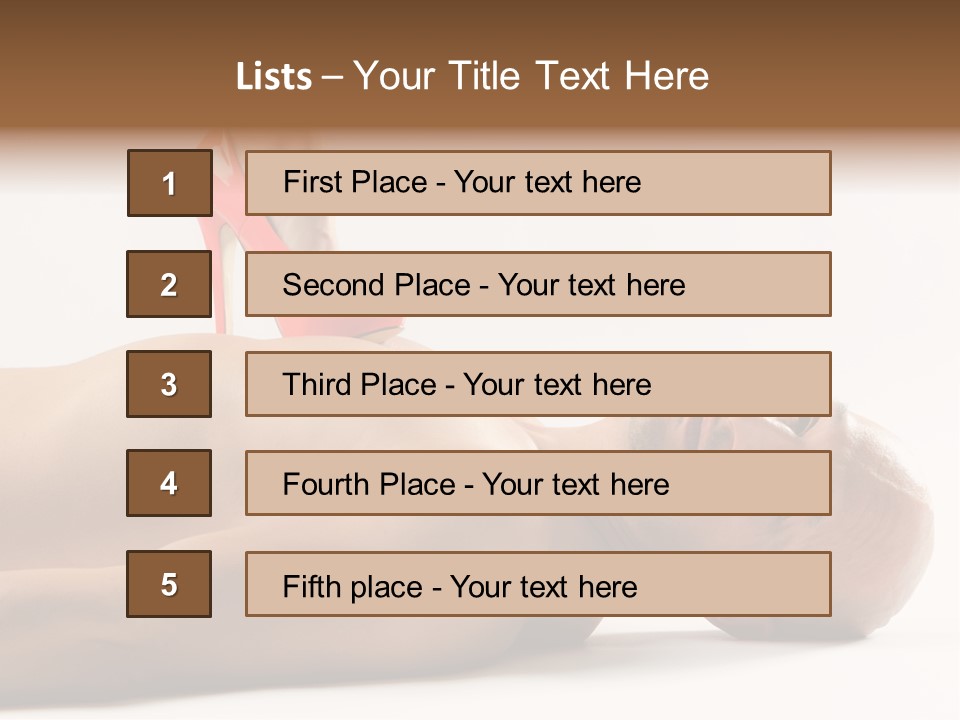 Glossy Girl Female PowerPoint Template