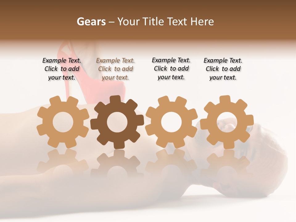 Glossy Girl Female PowerPoint Template