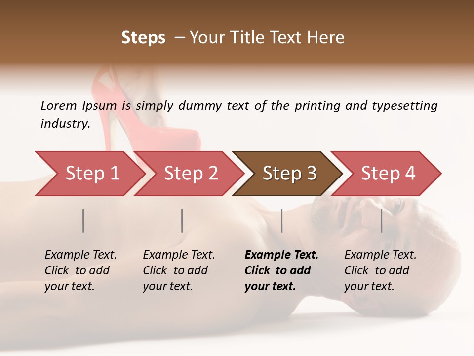 Glossy Girl Female PowerPoint Template
