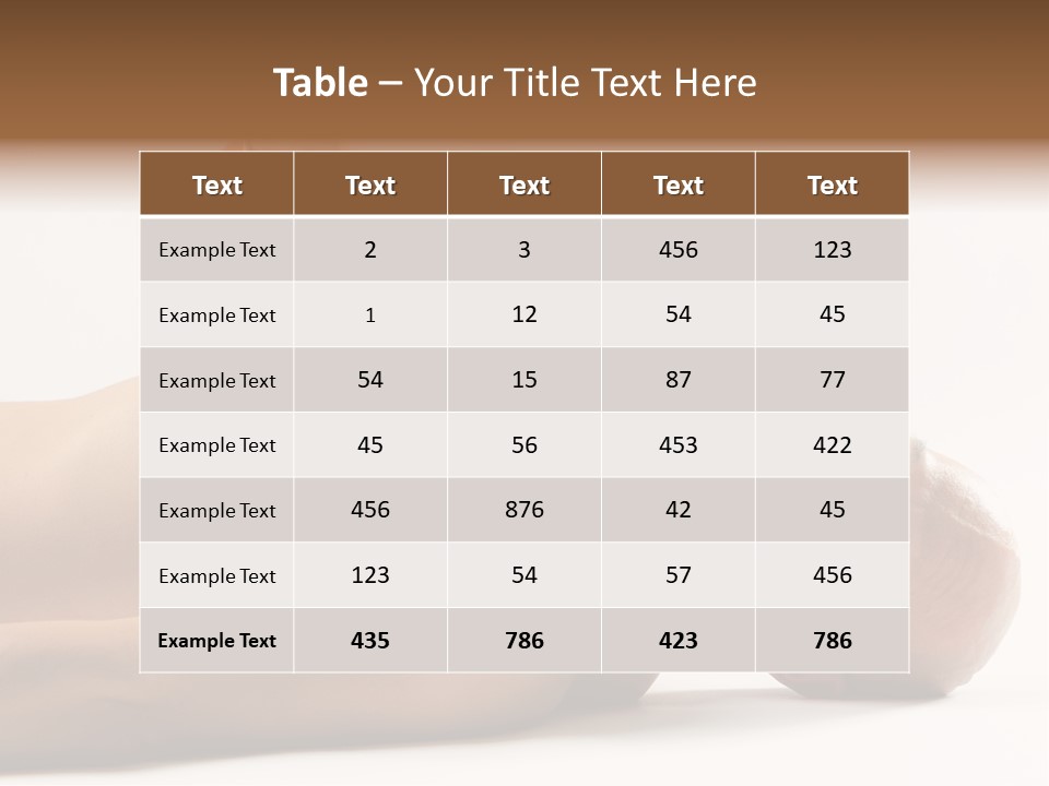 Glossy Girl Female PowerPoint Template