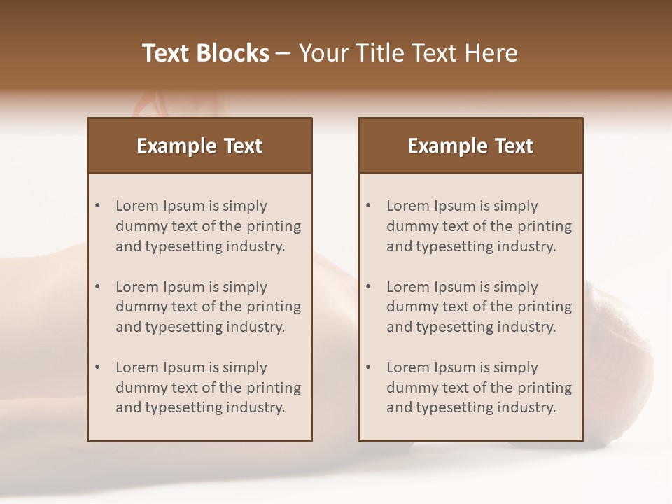 Glossy Girl Female PowerPoint Template