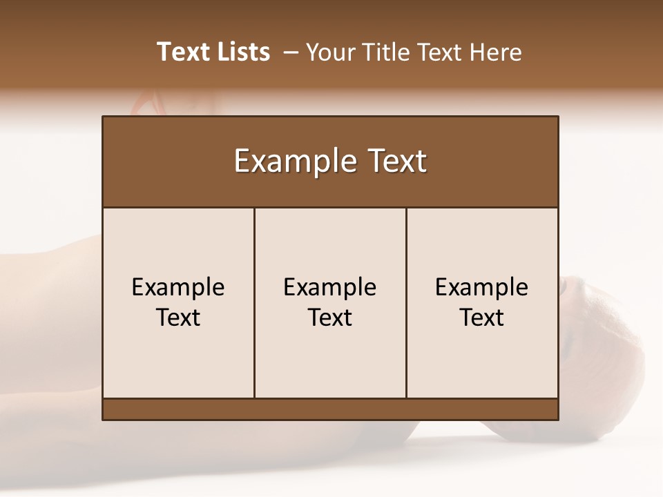 Glossy Girl Female PowerPoint Template
