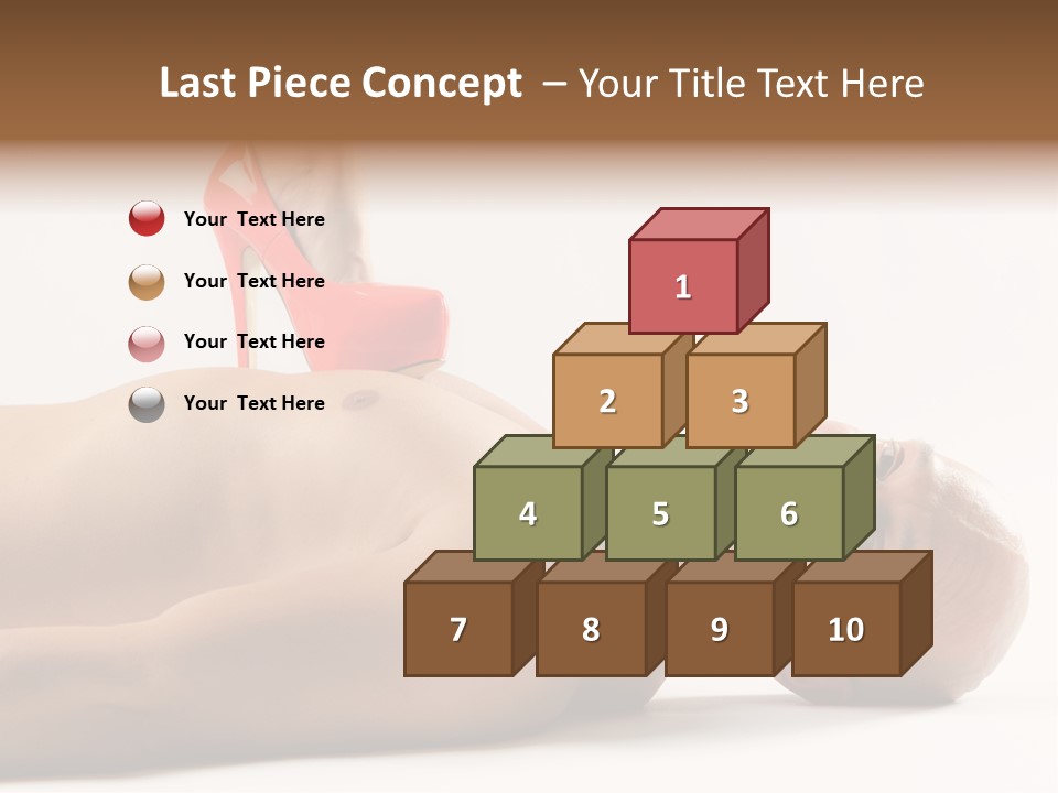 Glossy Girl Female PowerPoint Template